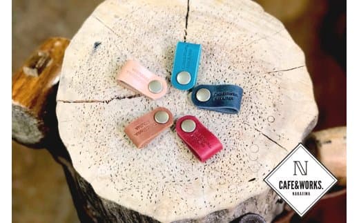 8-11 【年内発送12月15日入金まで】レザークラフト:本革ケーブルクリップ5色セット within2025