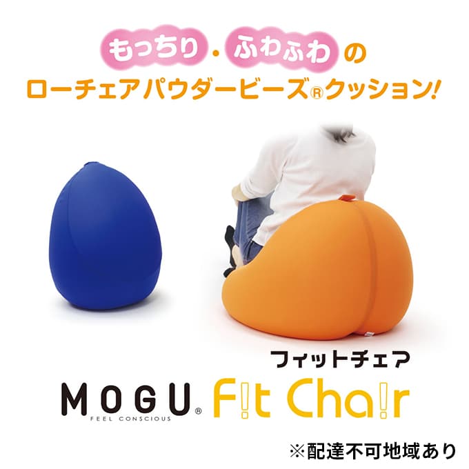 レッド【MOGU-モグ‐】フィットチェア 〔 クッション ビーズクッション リビングクッション〕