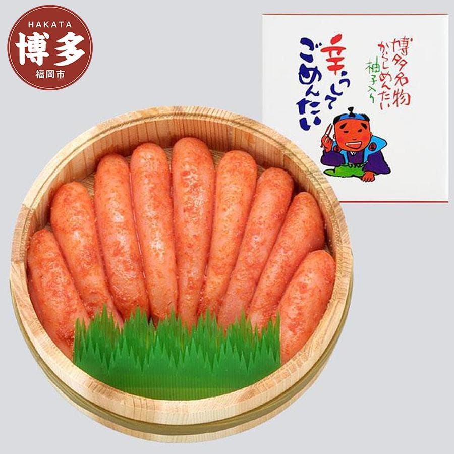 博多名物 無着色辛子明太子500g木樽入り