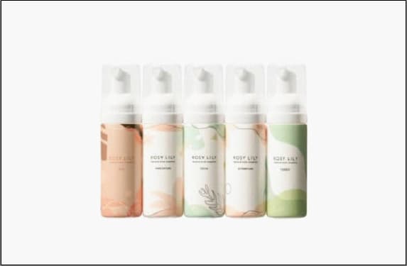 【セット】ROSY LILY プレミアムシューズシャンプー 5種の香りの詰め合わせ250mL (50mL×5本)(香りの種類:OTOMEYURI/HIMESAYURI/OCHA/SPA/FOREST)