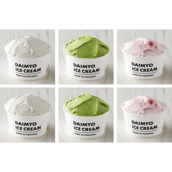 DAIMYO SOFTCREAMが作ったDAIMYO ICE CREAM 福岡6個(3種各2個)セット | お菓子 菓子 おかし スイーツ デザート 食品