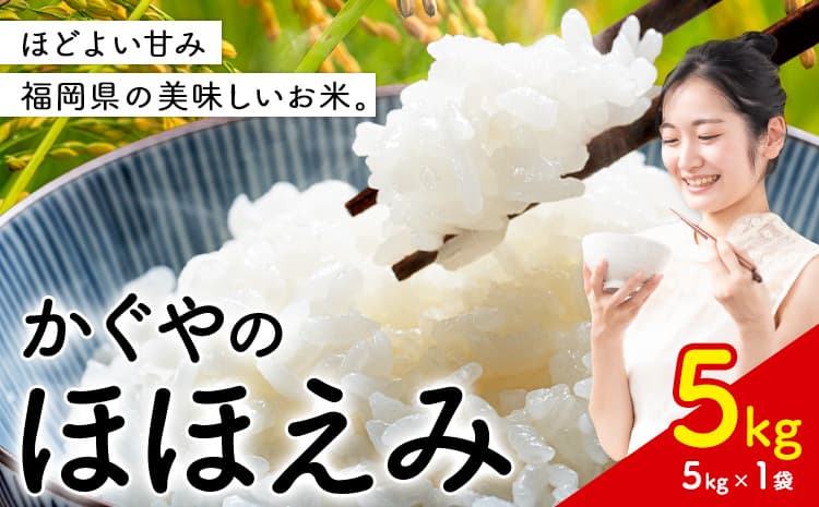 米 かぐやのほほえみ 5kg 白米 《11月中旬-12月末頃出荷予定》 福岡県 小竹町 お米 ブレンド米 国産---ktk_khh_bc11_25_12500_5kg---