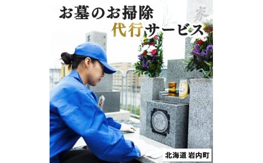 お墓のお掃除代行サービス F21H-444 (管理コード:036-a001)