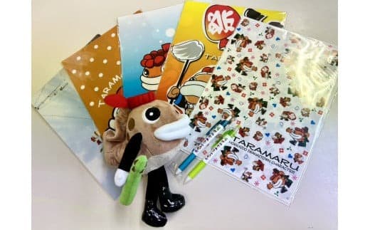 たら丸文房具 8点グリーンセット F21H-249 (管理コード:001-a021)