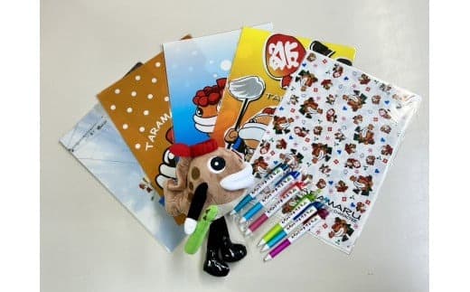 たら丸文房具 12点全色セット F21H-252 (管理コード:001-a024)