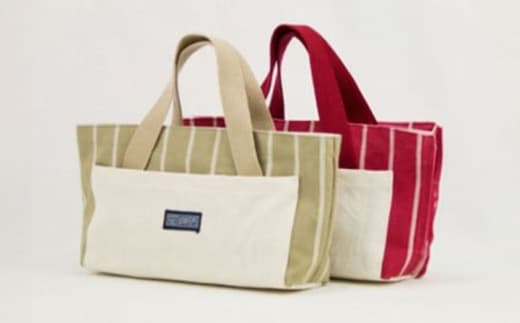 「琉球帆布」 バッグインバッグ - 帆布 収納 ポケット たくさん 機能性抜群 整理 おしゃれ かばん 鞄 手仕事 手づくり ハンドメイド 琉球帆布 伝統技術 沖縄県 八重瀬町【価格改定】 (管理コード:XX019)