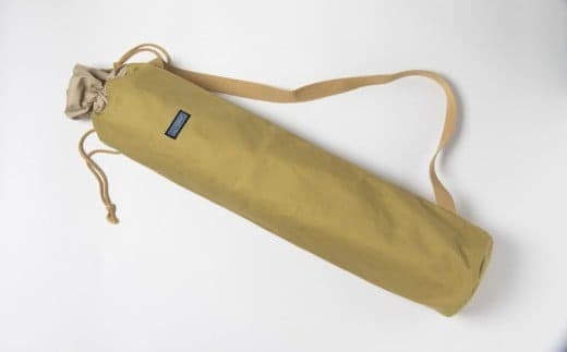 「琉球帆布」ヨガマットケースA(ジュート)- ヨガ マットケース 収納 帆布 手づくり ハンドメイド 軽い 丈夫 布 人気 シンプル おしゃれ 琉球帆布 手仕事 伝統技術 沖縄県 八重瀬町【価格改定】 (管理コード:XX078)