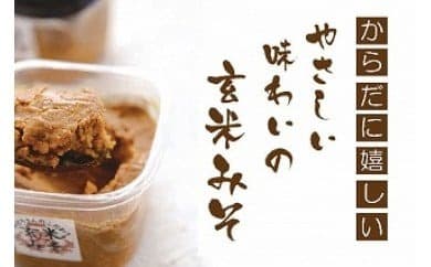 【手作り無添加】みどりさんのこだわり玄米みそ【塩分控えめ】2個セット - 味噌 無添加 玄米 手づくり 調味料 減塩 国産 こだわり 旨味 玄米味噌 やさしい 味わい 人気 おすすめ 沖縄県 八重瀬町 (管理コード:M01)