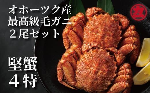 36-24 ボイル毛がに(約440g~570g)×2尾