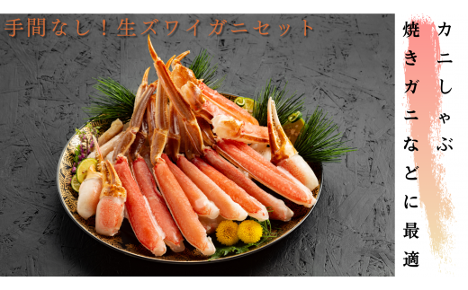16-145 手間なし!極上生ずわいがにセット約900g(カット済み)