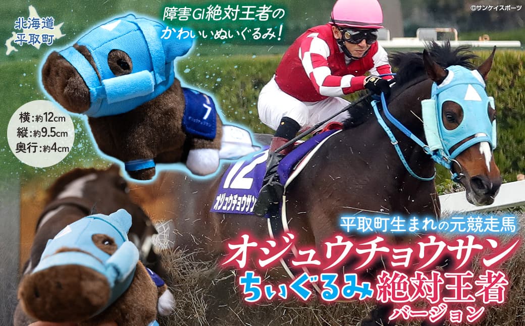 【オジュウチョウサン】ちぃぐるみ 絶対王者バージョン BRTV006