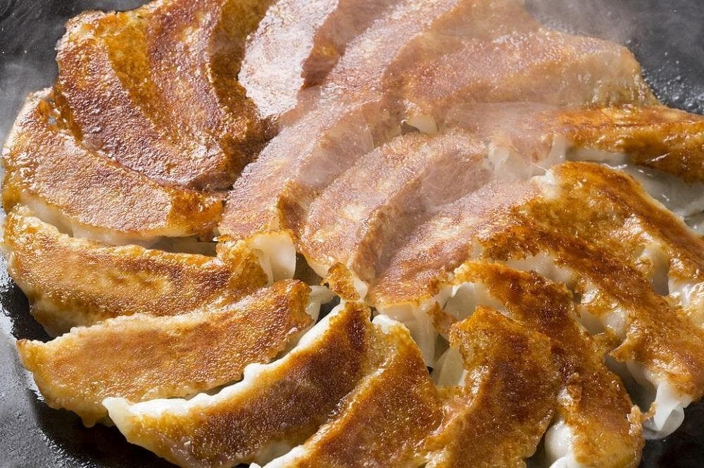 【200個!!】【福岡ブランド】博多黒豚一口生餃子 8パック小分 福岡県産ラー麦皮使用 創業40年以上福岡会社製造 【1週間以内に発送!】