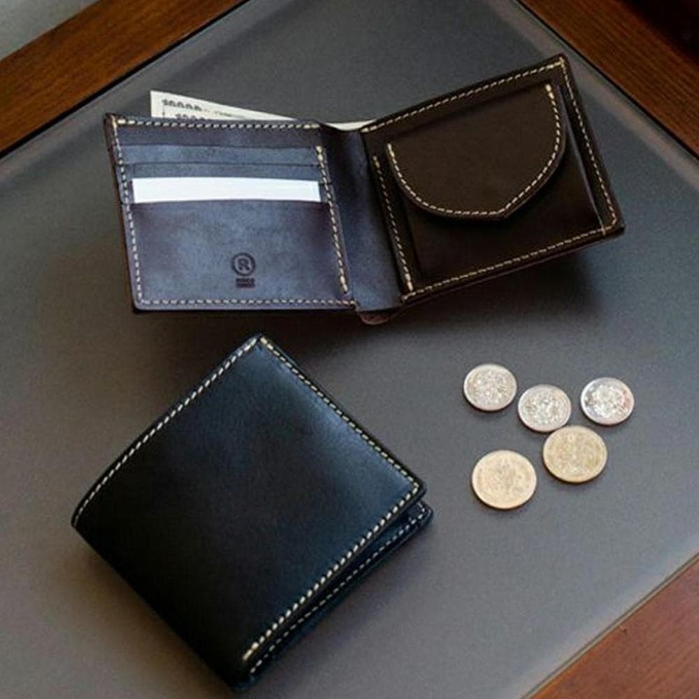 2つ折り財布【福岡市内製造】<チョコ>