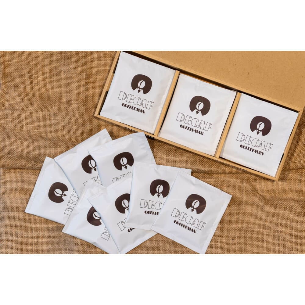 【福岡市COFFEEMAN】デカフェブレンドドリップバッグ(10g)×21個入