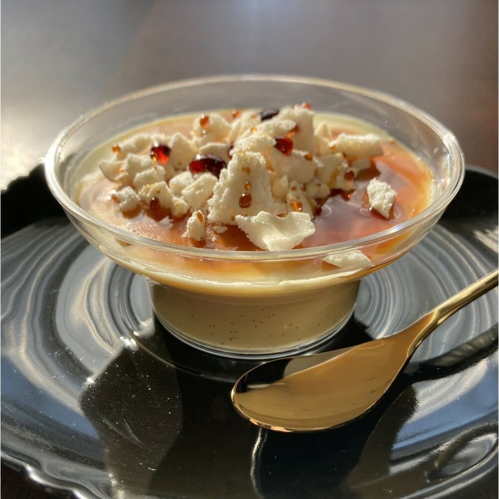 福岡市内製造 新食感生プリンセット(プレーン・塩黒蜜) 計8個