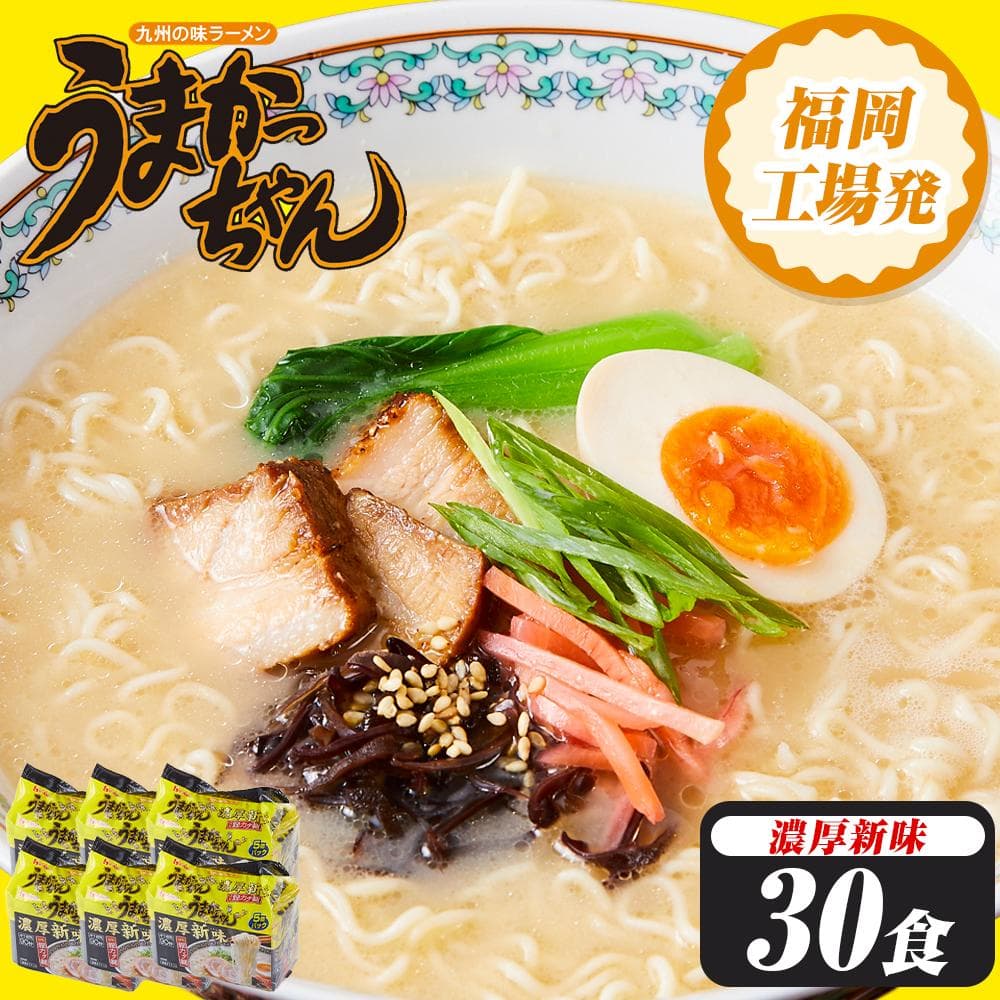 うまかっちゃん <濃厚新味> 30食(5食入×6袋) 福岡市 豚骨ラーメン