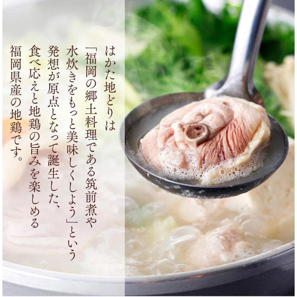 福岡市内製造|内容量2,730g|『博多水炊き大和』【博多水炊きセット】(3~4人前)