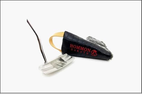 【ブラック】博多革工房HOMMONが作ったゴルフパター用ヘッドカバー【クロコダイル】 | 雑貨 日用品 人気 おすすめ 送料無料