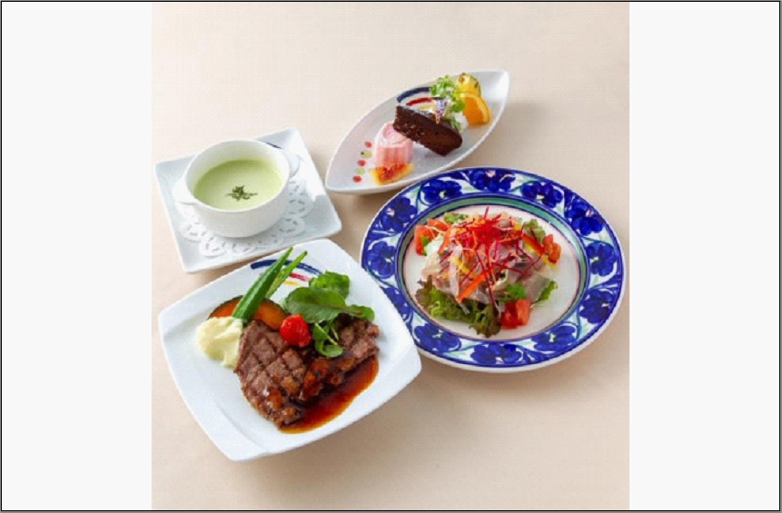 天空ランチコース(展望券込)1名分【福岡タワー内展望レストランにて優雅なひとときを】