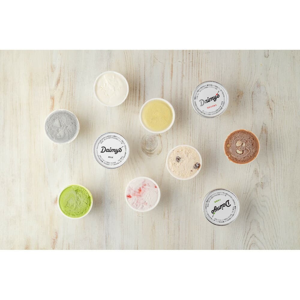 DAIMYO SOFTCREAMが作ったDAIMYO ICE CREAM 福岡12個(3種各4個)セット