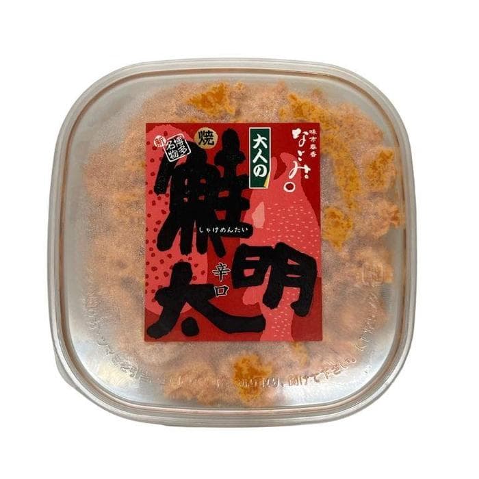 新!博多名物「なごみ」の【大人の鮭明太150g×1】+焼鯖カリ梅×1