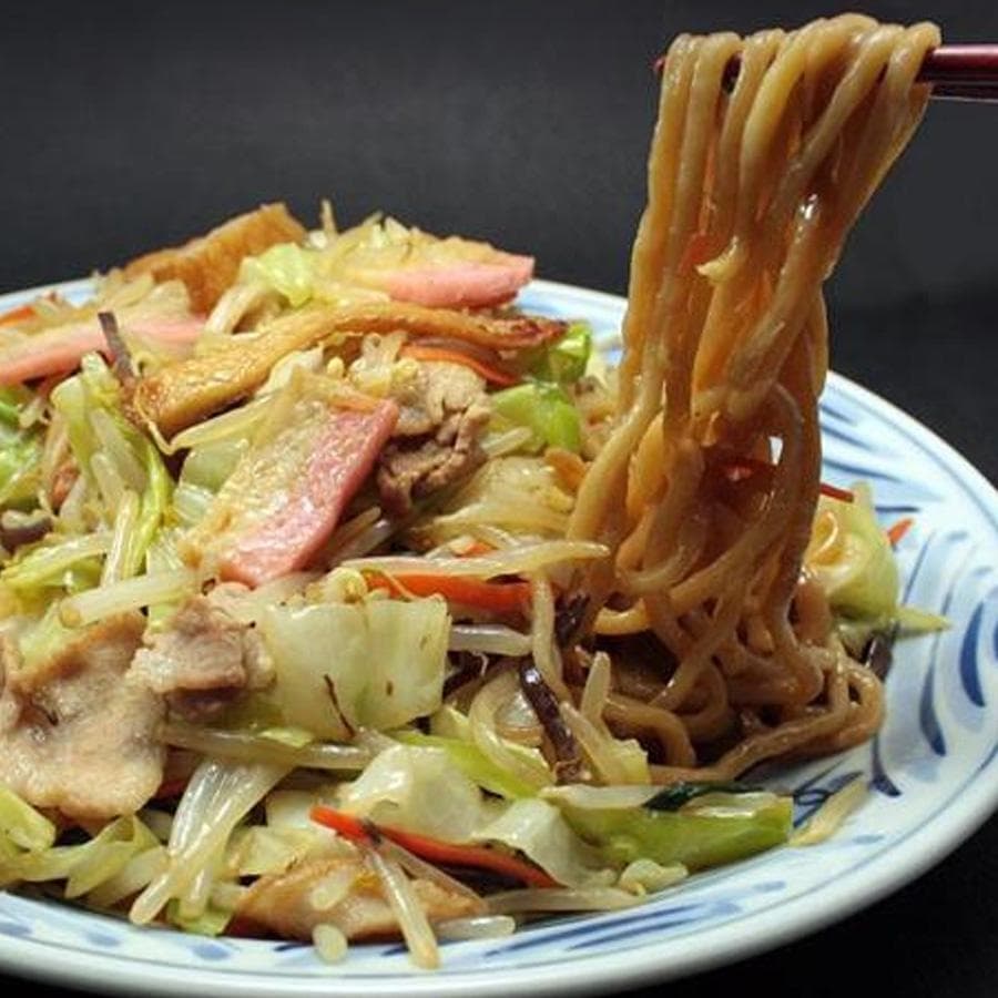 老舗博多皿うどん店よりお届け 福新楼の冷凍博多皿うどん