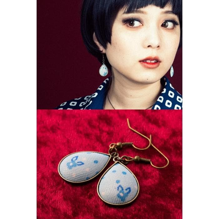 【福岡市返礼品】昭和ビンテージ しずくピアス