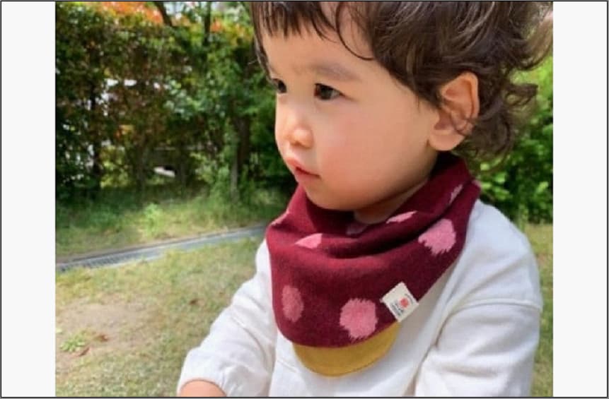 伝統工芸品“絣”を使った【スタイチーフ】《福岡市製造 by TAKUMI Collection》【紺 井桁×アラレ】 タクミコレクション 匠コレクション TAKUMI Collection