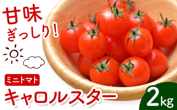 ミニトマト キャロルスター 約2kg ますだふぁーむ《7月上旬-11月末頃出荷》熊本県 南阿蘇村 キャロルスター 野菜 旬 夏野菜 トマト---sms_cmsfmks_af711_26_11000_2kg---