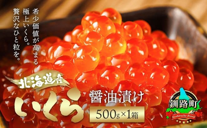 いくら醤油漬け 500g ×10箱 | 国産 いくら いくら醤油漬 しょう油 しょうゆ HACCP イクラ ikura 天然 鮭 鮭卵 鮭いくら 魚卵 魚介類 冷凍 笹谷商店 直営 釧之助本店 北海道 釧路町 釧路超 特産品