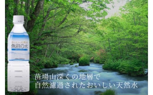 【ローソンふるさと納税カタログ掲載返礼品】硬度16の超軟水「魚沼の水」 苗場山の深い地層で自然ろ過されたおいしい天然水 500ml×24本セット【地場産品】