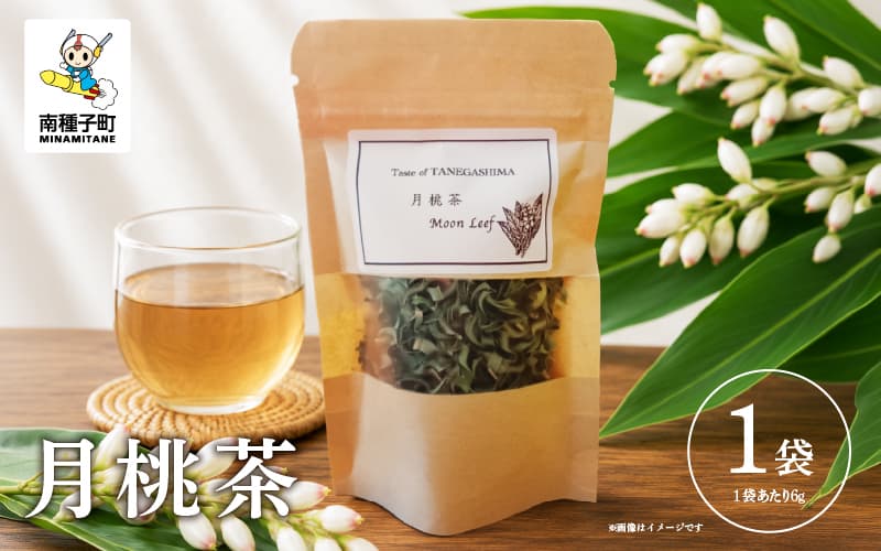 Moon Leaf 月桃茶 1袋(6g) 茶葉 ハーブティー カフェインレス 【Full Moon & Co.】