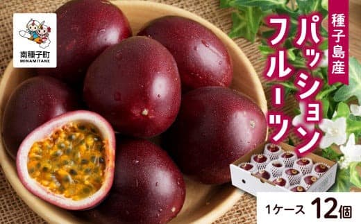 【先行予約】《令和8年度》 種子島産パッションフルーツ 1ケース ( 12個入り ) パッションフルーツ 果物 フルーツ 食品 グルメ お取り寄せ お中元 人気 おすすめ 返礼品 南種子町 鹿児島 かごしま 【有限会社新栄物産】