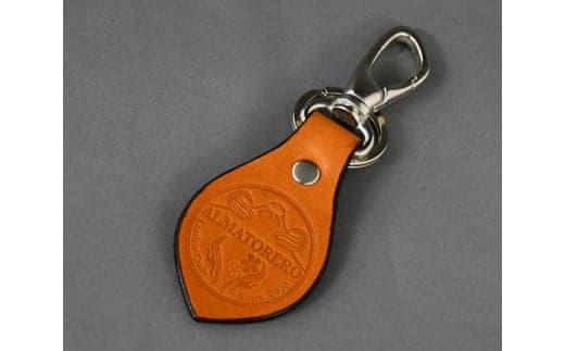 ALMATORERO レザーキーホルダー シルバー