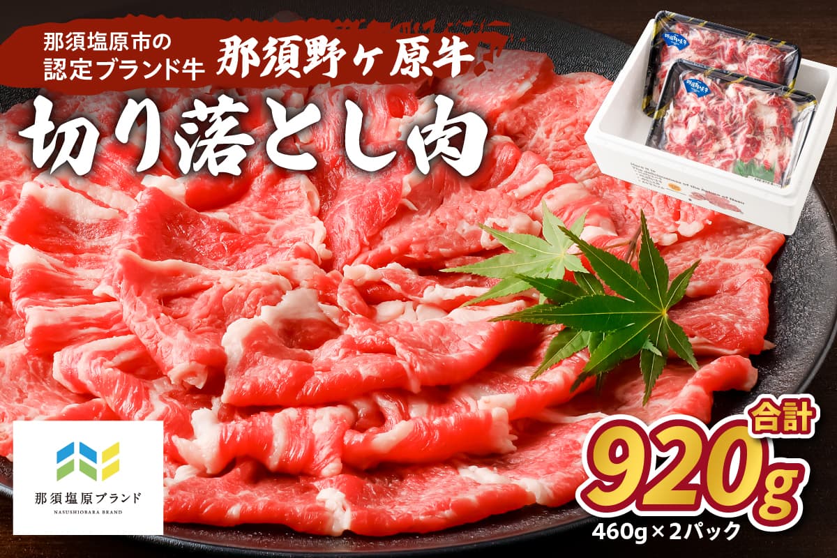 那須野ヶ原牛 切り落とし 460g×2パック ns004-020 【牛肉 ブランド牛 国産 お祝い 誕生日 記念日 肉 カレー シチュー】 (管理コード:ns004-020)