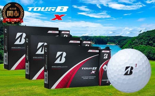 【2024年モデル】ゴルフボール TOUR B X ホワイト 3ダース ~ブリヂストン ツアービー まとめ買い 大量~ (管理コード:035-0029)