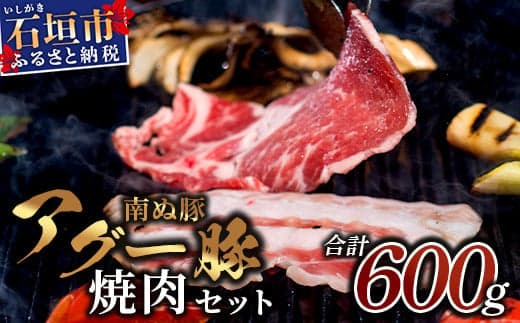 E-23 石垣島産アグ―豚(南ぬ豚)焼肉セット600g (管理コード:E-23)
