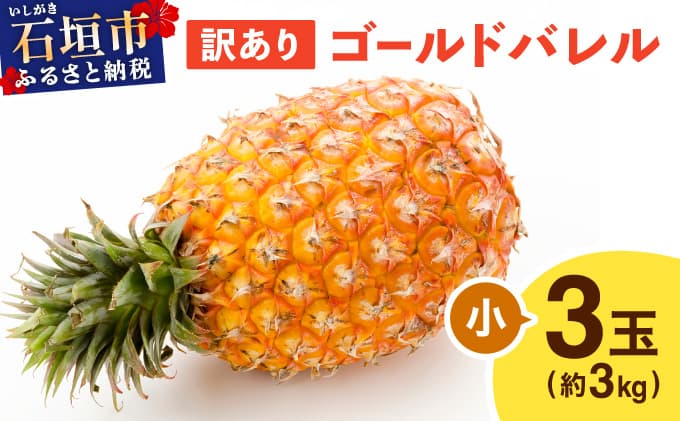 ≪5月上旬順次発送≫ 訳あり ゴールドバレル 小 3玉(約3kg) TP-18