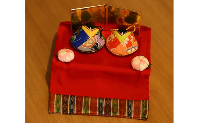 きもの貝雛セット(総桐箱) 人形 雑貨 日用品