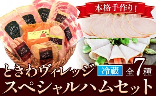 K-06 ときわヴィレッジスペシャルハムセット ハムセット 贈答 ハム 燻製 社会福祉法人敬業会ヴィレッジ興産 ときわヴィレッジ《45日以内に出荷予定(土日祝除く)》岡山県 笠岡市 肉 豚肉 チキン ドレッシング ギフト---K-06--- (管理コード:K-06)