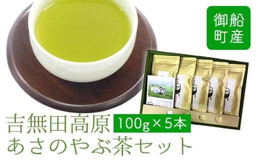 吉無田高原あさのやぶ茶セット(100g×5本入り) お茶乃のぐち《30日以内に出荷予定(土日祝除く)》 熊本県 御船町---sm_noguchiyab_30d_23_19500_500g--- (管理コード:sm_noguchiyab_30d_23_19500_500g)