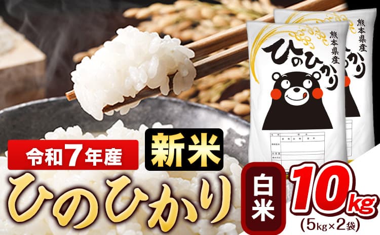 【ローソンふるさと納税カタログ掲載返礼品】令和7年産 新米 白米 ひのひかり 10kg《10月中旬-12月末頃出荷》高レビュー 熊本県産 ふるさと納税  白米 精米 ひの 米 こめ ふるさとのうぜい ヒノヒカリ コメ お米 おこめ---gkt_hn7_bc1012_23500_10kg_h--- (管理コード:gkt_hn7_bc1012_23500_10kg_h)