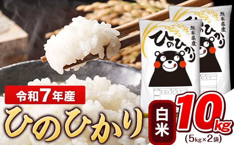 【ローソンふるさと納税カタログ掲載返礼品】令和7年産 白米 ひのひかり 10kg《7-14日以内に出荷予定(土日祝除く)》高レビュー 熊本県産 ふるさと納税 白米 精米 ひの 米 こめ ふるさとのうぜい ヒノヒカリ コメ お米 おこめ---gkt_hn7_wx_18500_10kg_h--- (管理コード:gkt_hn7_wx_18500_10kg_h)