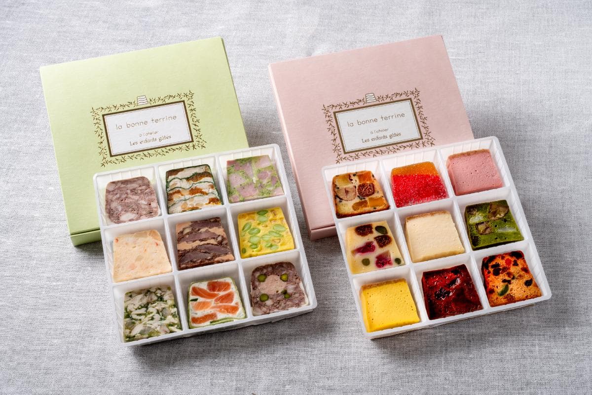 ラボンヌテリーヌ プティ・テリーヌコレクション2セット組(オードブル、スウィーツ) (管理コード:007004)