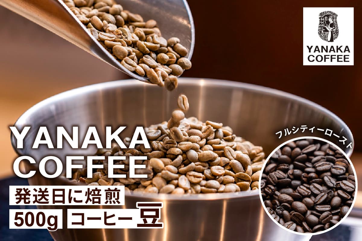 【YANAKA COFFEE】代々木公園ブレンド500gコーヒー豆(豆のまま) 194001-1 【コーヒー 珈琲 豆 フルシティーロースト 焙煎 ブレンド カフェタイム】 (管理コード:194001-1)