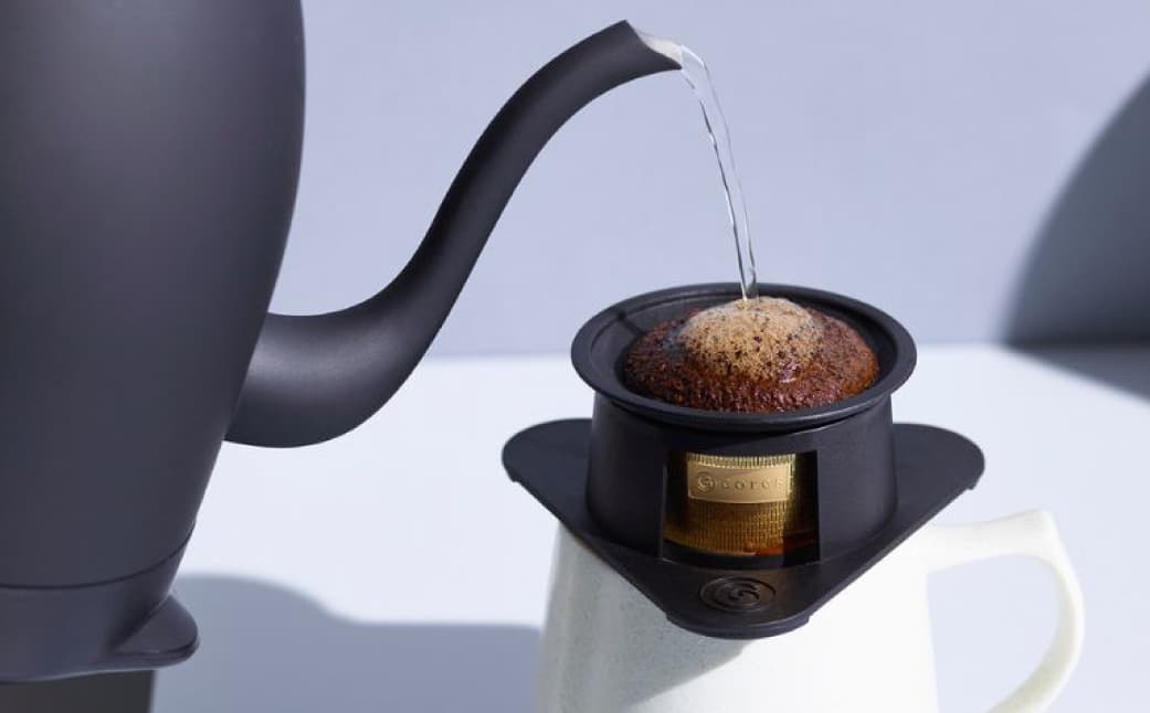 〈Cores〉シングルカップゴールドフィルター 223006 【コーヒー フィルター 抽出 簡単 調理 キッチン用品 特許】 (管理コード: 223006)