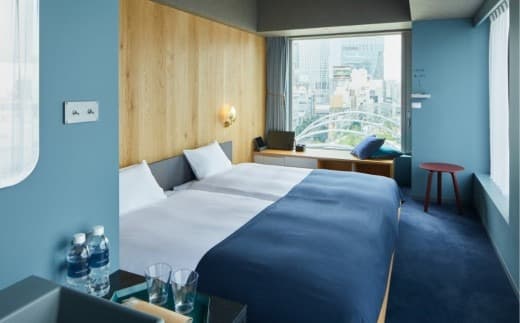 sequence MIYASHITA PARK ペア宿泊券 Twin(ツイン)朝食付 (管理コード:023003)